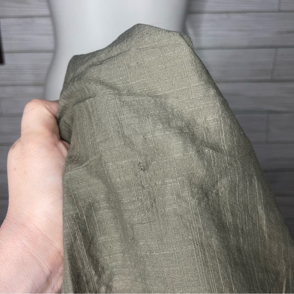 Sonoma Olive Green Square Neck Peasant Top - Picture 5 of 6